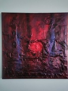 Obraz strukturalny,ozdoba, ręcznie malowany, prezent 