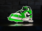 Nike Air Max Lampa LED USB zielona, wydruk 3D