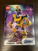 LEGO 76141 Marvel Avengers Mech Thanosa- JAK NOWY!