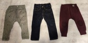 Spodnie dla chłopca r. 92 3 wzory do wyboru H&M Zara stan idealny 