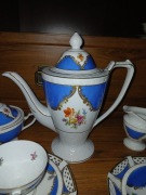 Stary secesyjny serwis kawowy Schwarzehammer secesja 6 osób