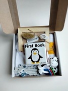 PREZENT na baby shower chrzest dla noworodka niemowlaka, PREMIUM XL unisex