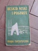 Mapa Beskid Niski i Pogórze 1986