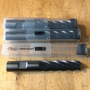 Frezy VHM 15.5 mm- 5,5 mm-10 sztuk Nowe