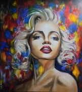 Marylin Monroe obraz olejny 65x60