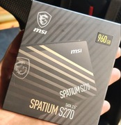 Dysk SSD SATA MSI Spatium S270 1TB | 960GB