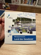WEST POMERANIA - LAND DER GEWÄSSER - WESTPOMMERN - FOLDER JĘZYK NIEMIECKI 