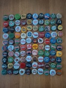 Stare polskie kapsle od piwa 100 szt.