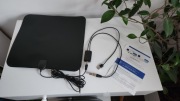 DYSKRETNA WEWNĘTRZNA ANTENA NAZIEMNA TELEWIZJI DVBT-2 POKOJOWA Z USB