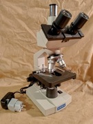 Mikroskop biologiczny 1000x Trinokular LED Foto pzo studar zeiss delta Omax