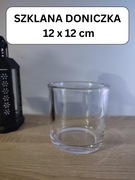 Masywny wazon z grubego szkła szkło las w słoiku ogród w słoiku