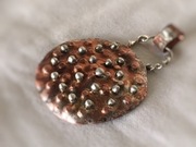 Zawieszka miedziana -.Połączenie miedzi i srebra art.jewellery