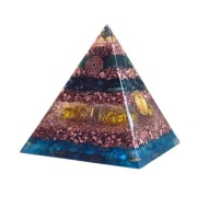 Orgonit Piramida Odpromiennik Piryt Awenturyn Zoisyt Apatyt Tensory Srebro