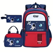 Zestaw 3 cz plecak szkolny dla pierwszoklasisty piórnik śniadaniówka