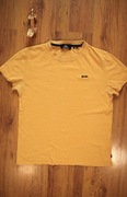 T-shirt Superdry r. S żółty unisex kr rękaw bawełniany
