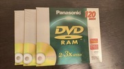 Panasonic Dvd Ram CPRM MADE IN JAPAN 3 sztuki 