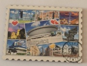 Magnes na lodówkę drewniany Katowice Spodek (1K)