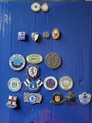 Odznaki klubowe / sportowe - Anglia zestaw 19 odznak