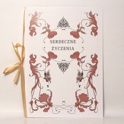 Kartka - Różowe kwiaty