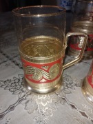 Zestaw szklanek radzieckich