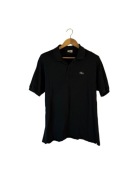 Koszulka polo Lacoste czarna z logiem XL