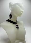 Biżuteria Gothic Bat Set – Choker i Kolczyki Nietoperze