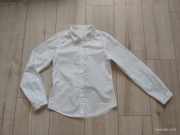 BIAŁA KOSZULA COOL CLUB ROZM. 146 DLA DZIEWCZYNKI