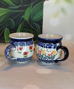 Bolesławiec Kubek ceramiczny  czeski 500 ml dwupak ceramika Bolesławiec 