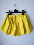 Spodenki dziewczęce żółte HIT lato 158 balonowe eleganckie cute summer