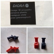 Diora oryginalne 4 zatrzaski głośników, oryginalna plomba. 