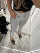 Spodnie dresowe nity cwieki Met In Jeans xs/34 szare