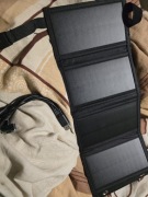 SOLARNY PANEL SKŁADANA PRZENOŚNA POLIKRYSTALICZNA ŁADOWARKA MATA USB 20W