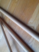 Kije , drążki drewniane do flag itp.