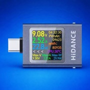 HiDance HDC-085C tester ładowarek/powerbanków USB C PD3.1 QC3.0 OLED COLOR