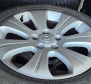 felgi alu 17 5x110 z praktycznie nowymi oponami 215/50/17.