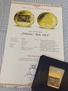 Numizmat Polonia rok 1863 + certyfikat