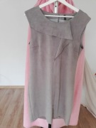 Sukienka szara damska Luxzuz