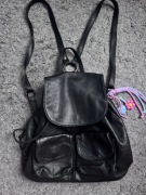 Skórzany plecak retro vintage 