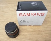 Obiektyw Samyang 7.5 mm f/3.5 UMC Fish-eye MFT (Micro 4/3)