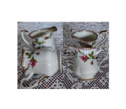 dzbanek mlecznik porcelanowy Chodzież Iwona Złota Róża Linia 300 ml