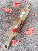 deska do serwowania potraw, sosna, 61x13cm