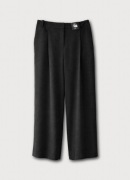 Spodnie damskie 42 M&S wide leg wysoki stan short nowe