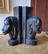 Podpórki do książek hebanowe unikat