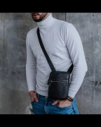 STYLOWA  I FIRMOWA NERKA,SASZETKA MĘSKA !skóra naturalna!