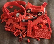 Klocki czerwone LEGO  - mix 20 dag