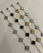 Bransoletka koniczynka biała