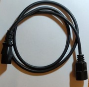 Kabel zasilający IEC 320 C13 - IEC 320 C14 długość1.2m