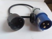 Adapter do kampera- kabel 40cm z wtyczką CEE 