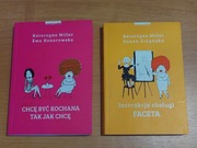 Książki "Chcę być kochana tak jak chcę" oraz "Instrukcja obsługi faceta"