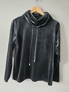 Bluza na zimę golf welur velvet bluzka vintage S 36 M 38